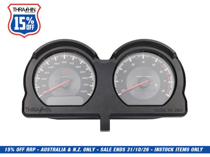 Gauge Housing Relocation Kit - Black. Fits Road Glide 2015-2023