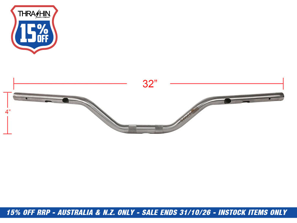 Mid Bend Bars - Stainless Steel. Fits CVO Touring 2023up, Street Glide & Road Glide 2024up, Touring 2025up & Softail 2025up