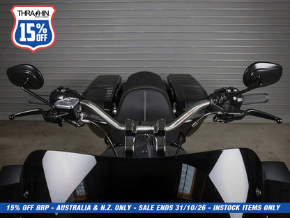 Mid Bend Bars - Stainless Steel. Fits CVO Touring 2023up, Street Glide & Road Glide 2024up, Touring 2025up & Softail 2025up