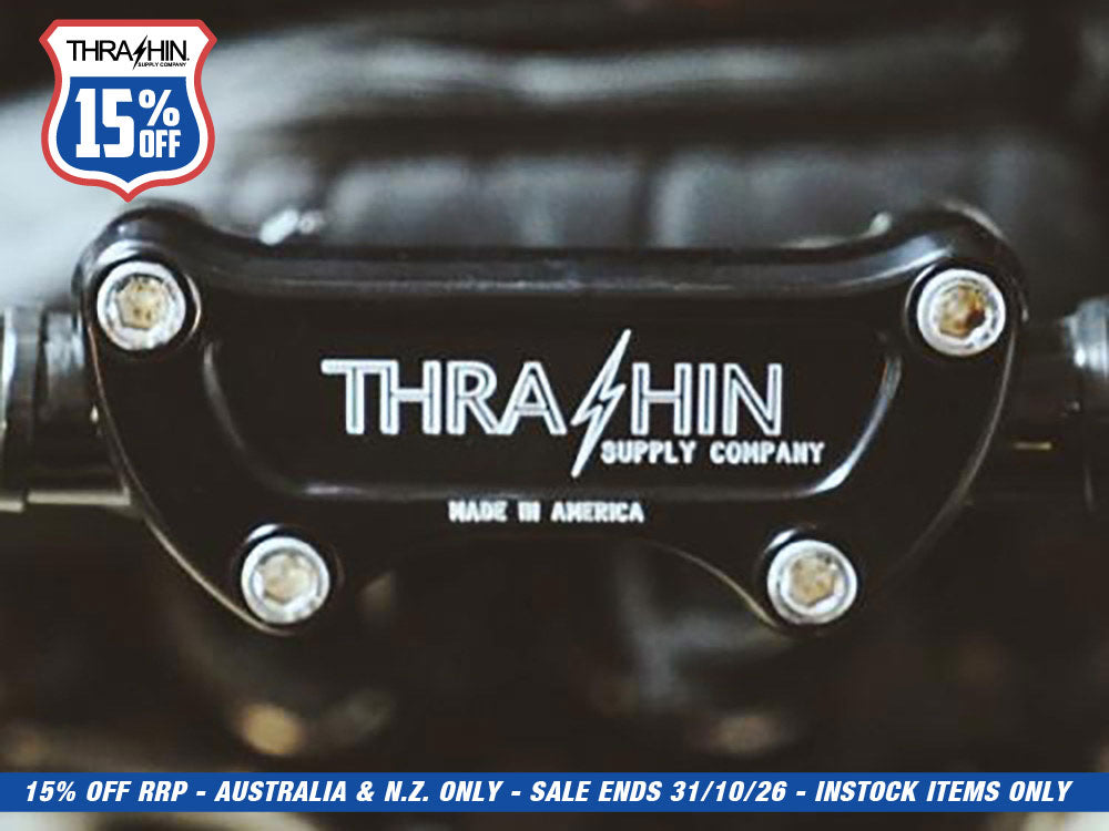 Handlebar Top Clamp - Twice Cut Black
