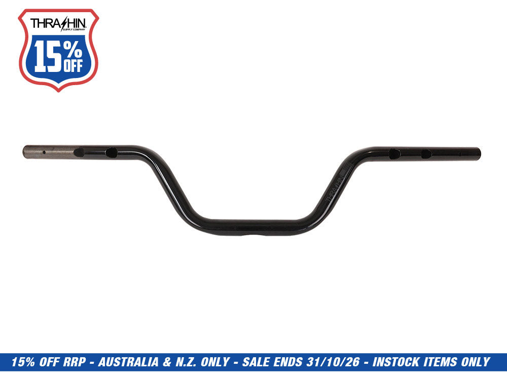 High Bend Bars - Black. Fits CVO Touring 2023up, Street Glide & Road Glide 2024up, Touring 2025up & Softail 2025up