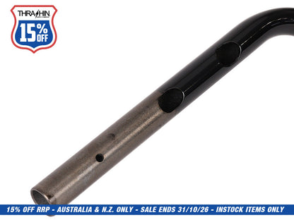 Mid Bend Bars - Black. Fits CVO Touring 2023up, Street Glide & Road Glide 2024up, Touring 2025up & Softail 2025up