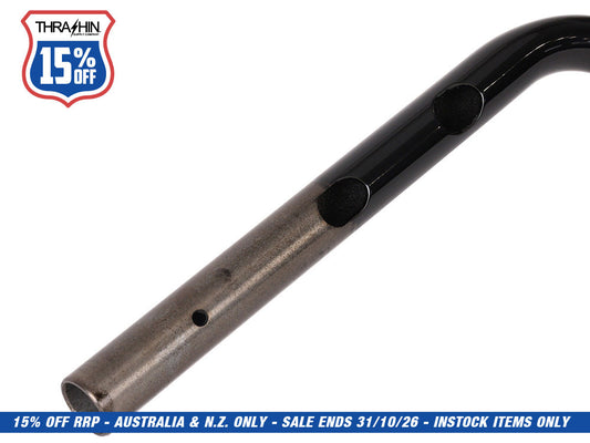 Mid Bend Bars - Black. Fits CVO Touring 2023up, Street Glide & Road Glide 2024up, Touring 2025up & Softail 2025up