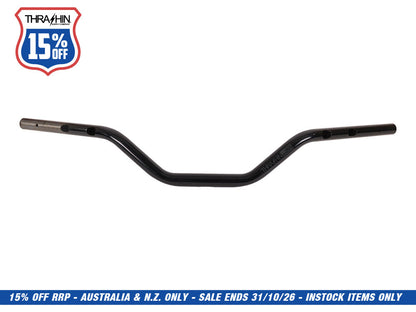 Mid Bend Bars - Black. Fits CVO Touring 2023up, Street Glide & Road Glide 2024up, Touring 2025up & Softail 2025up