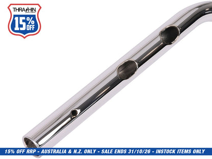 Mid Bend Bars - Chrome. Fits CVO Touring 2023up, Street Glide & Road Glide 2024up, Touring 2025up & Softail 2025up