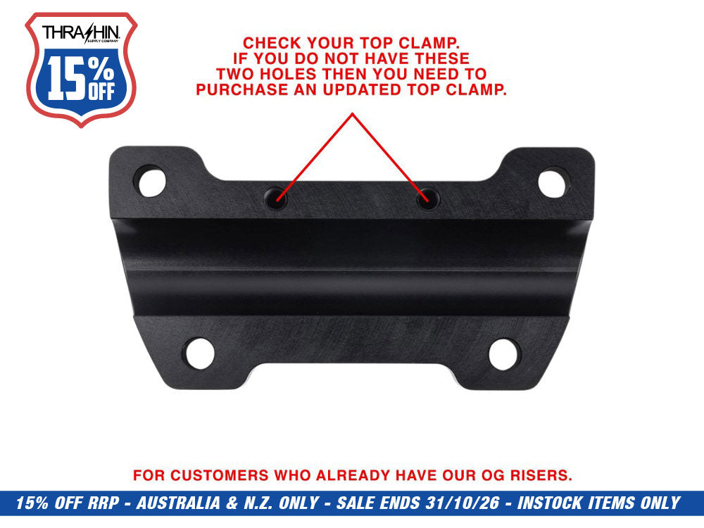 Replacement OG Handlebar Top Clamp - Black.