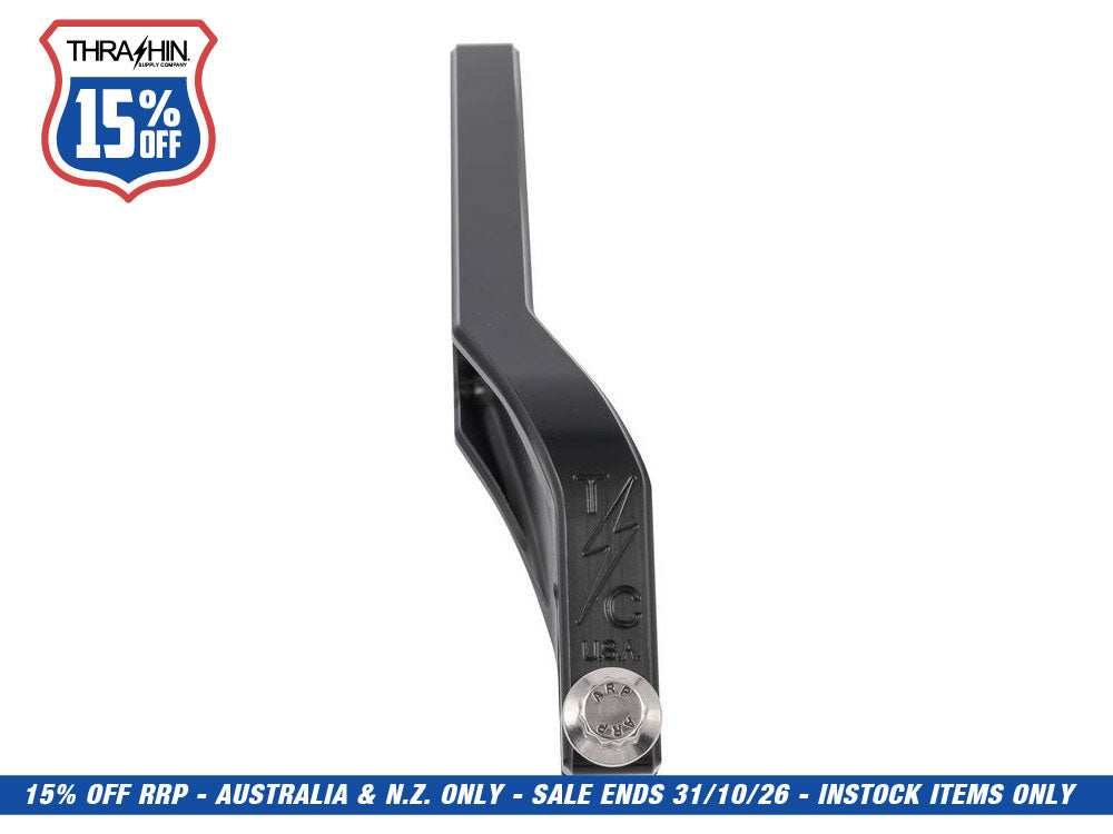 Billet Shift Lever - Black. Fits Dyna 1991-2017 with Mid Controls & 2018up Softail with OEM Forward Controls