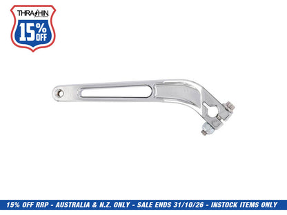 Billet Shift Lever - Chrome. Fits Dyna 1991-2017 with Mid Controls & 2018up Softail with OEM Forward Controls