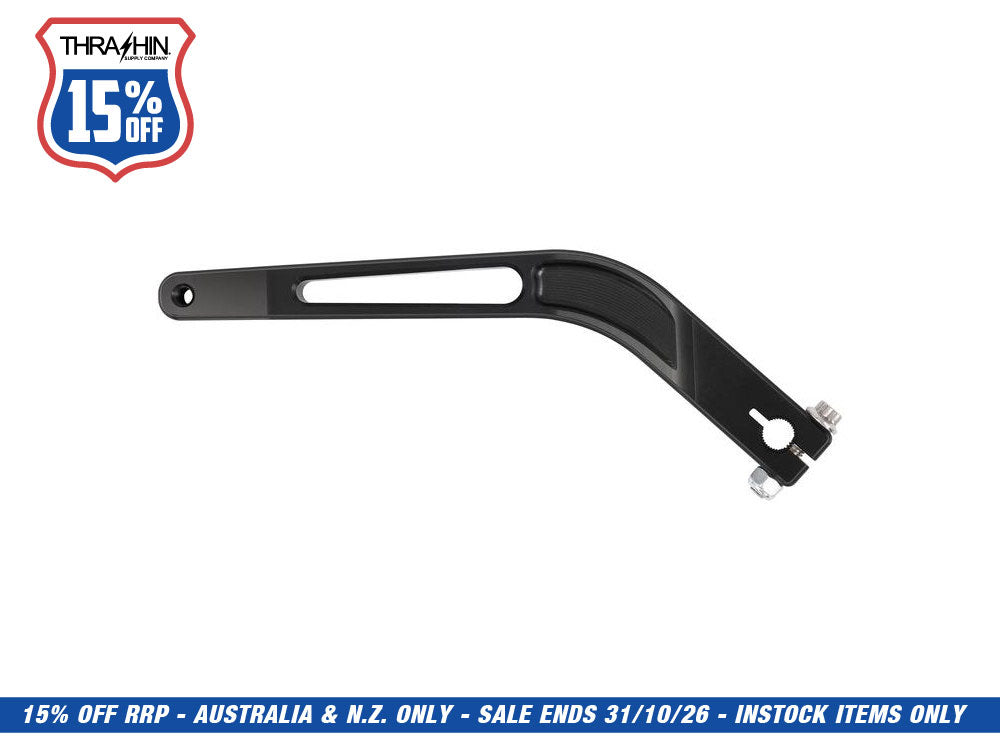 Billet Shift Lever - Black. Fits Softail 2018up with Mid Controls