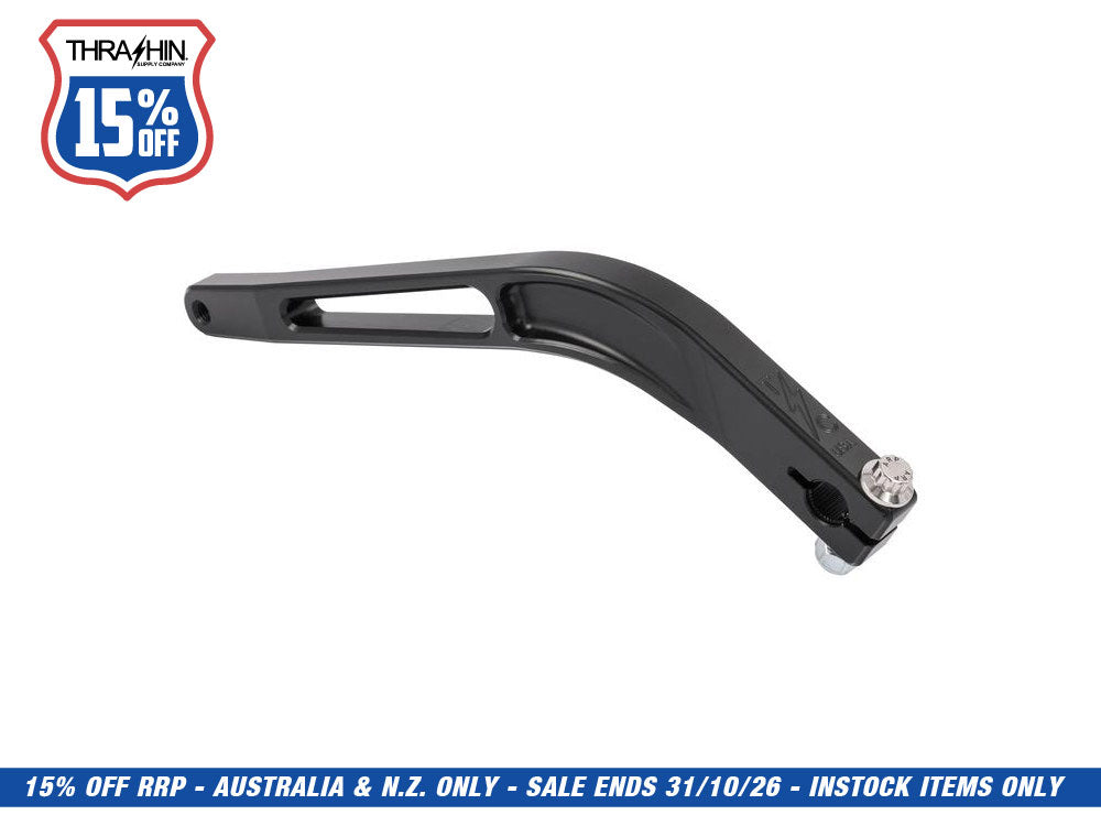 Billet Shift Lever - Black. Fits Softail 2018up with Mid Controls