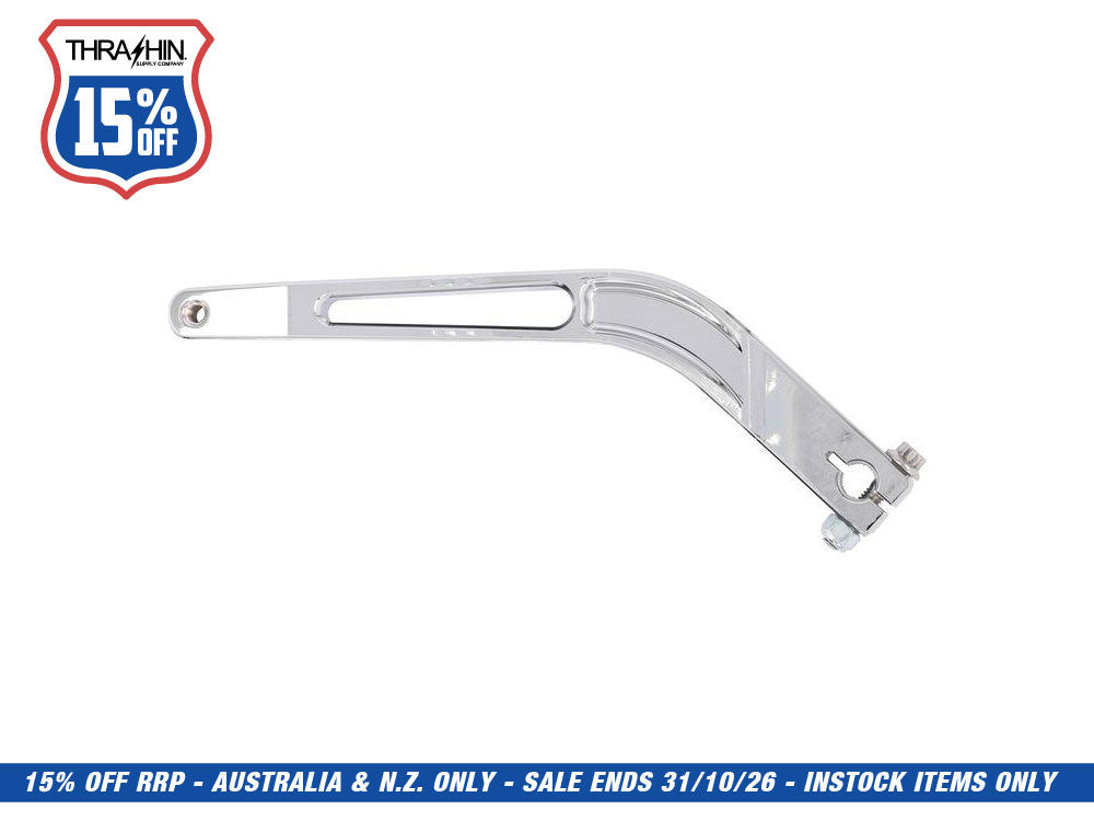 Billet Shift Lever - Chrome. Fits Softail 2018up with Mid Controls