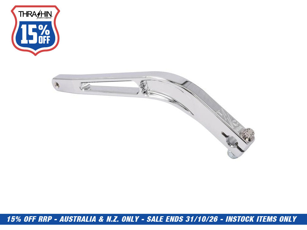 Billet Shift Lever - Chrome. Fits Softail 2018up with Mid Controls