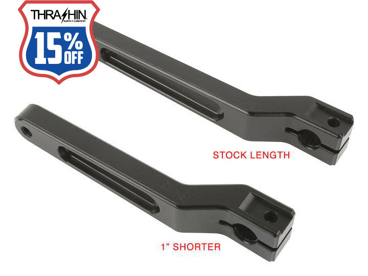 Billet Shift Lever - Black. Stock Length. Fits Touring 1983up, Trike 2008up, FXR 1982-1994 & FL Softail 1986-2017.