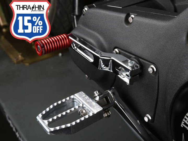 Billet Shift Lever - Chrome. Stock Length. Fits Touring 1983up, Trike 2008up, FXR 1982-1994 & FL Softail 1986-2017.