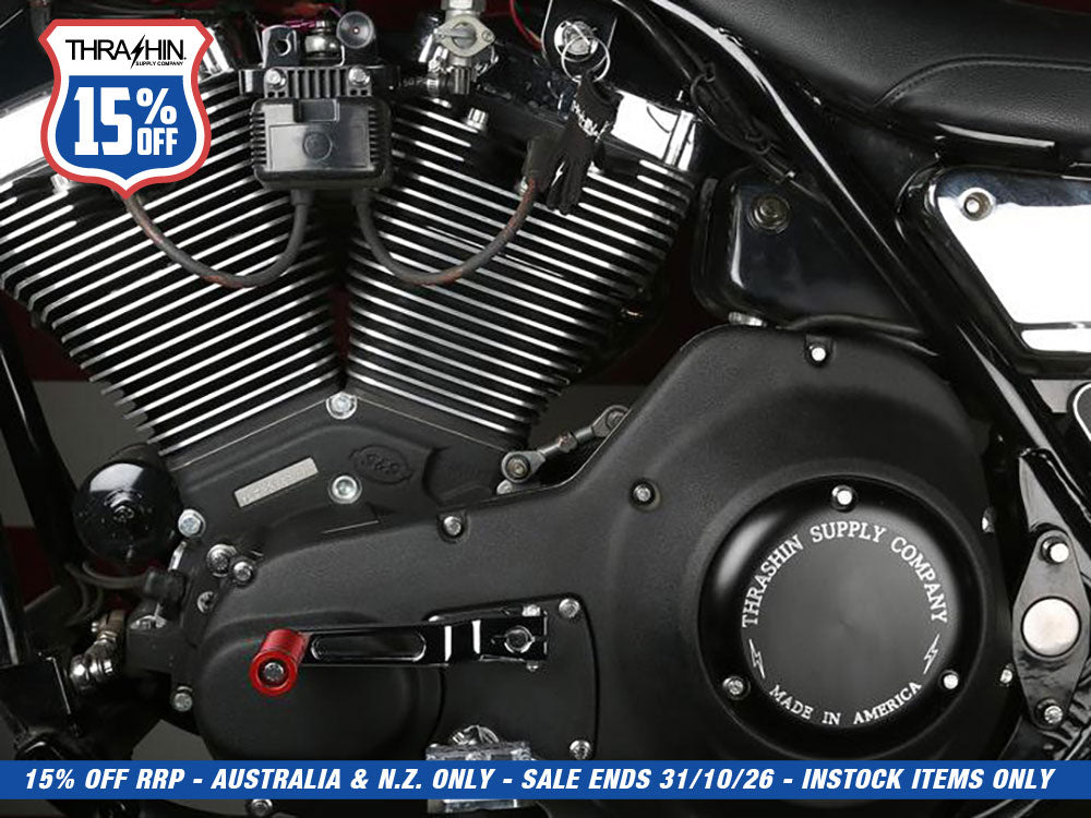 Billet Shift Lever - Black. 1in. Shorter Length. Fits Touring 1983up, Trike 2008up, FXR 1982-1994 & FL Softail 1986-2017.