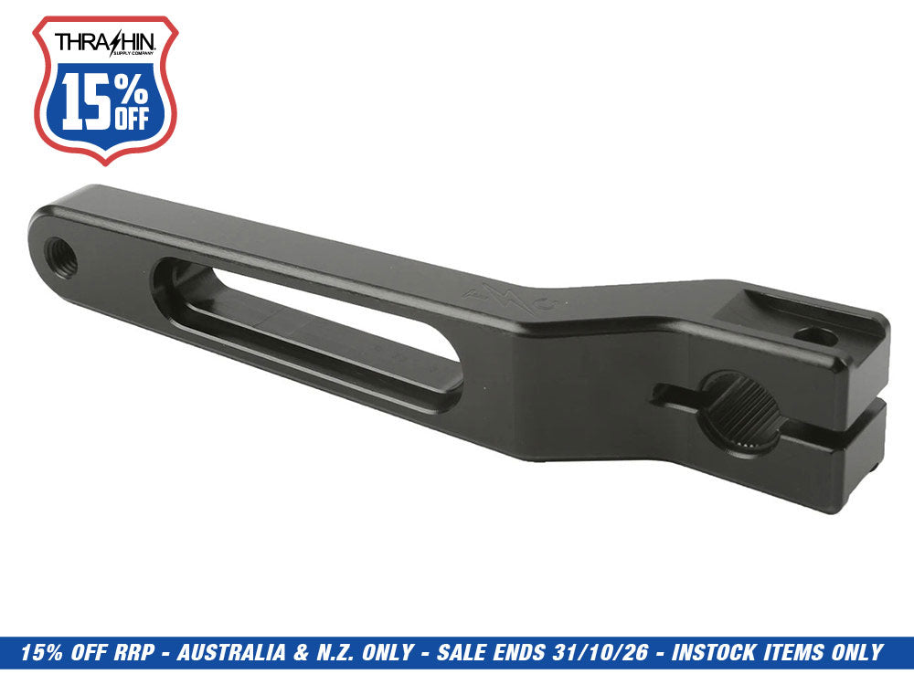 Billet Shift Lever - Black. 1in. Shorter Length. Fits Touring 1983up, Trike 2008up, FXR 1982-1994 & FL Softail 1986-2017.