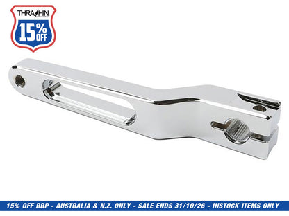 Billet Shift Lever - Chrome. 1in. Shorter Length. Fits Touring 1983up, Trike 2008up, FXR 1982-1994 & FL Softail 1986-2017.