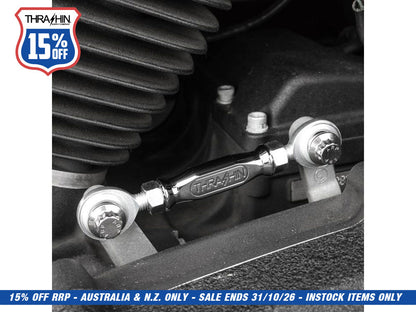 Mid Control Shift Linkage Rod - Chrome. Fits Dyna 1991-2017, FXR 1982-1994 & Softail 2018up with Mid Controls