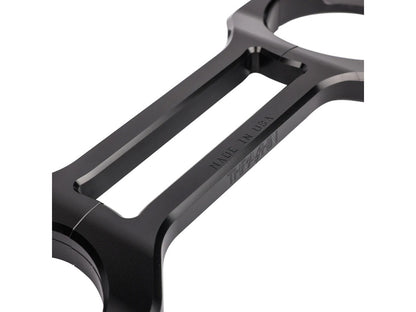 Billet Fork Brace - Black. Fits 49mm Dyna Mid-Glide 2006-2017.