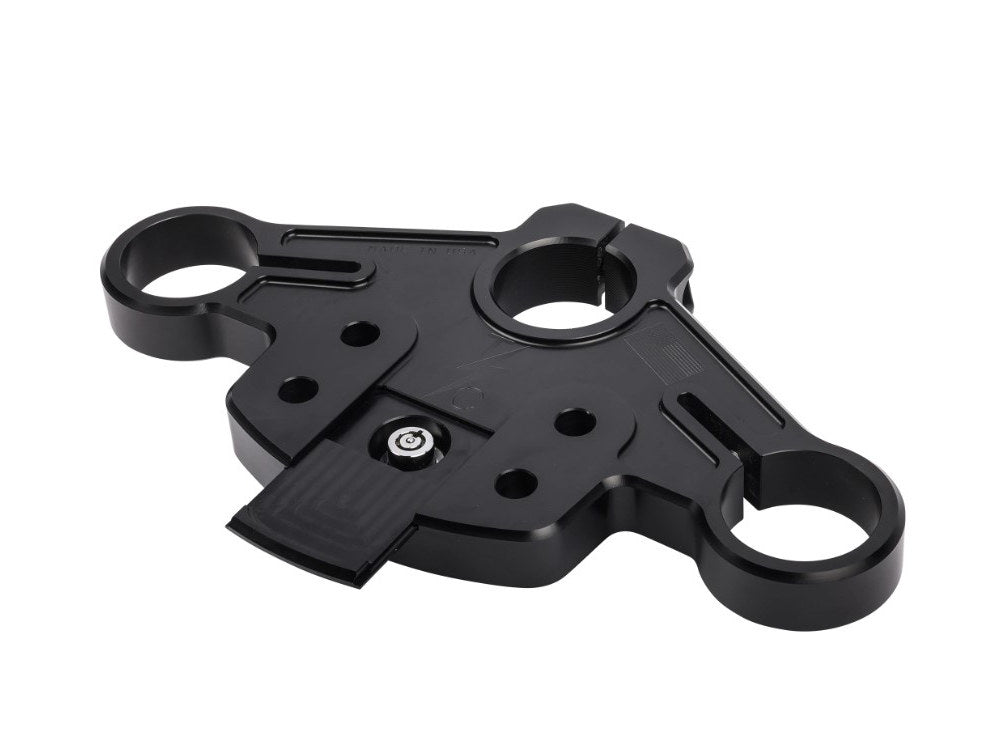 Billet Top Triple Tree - Black. Fits Road Glide 2015-2023