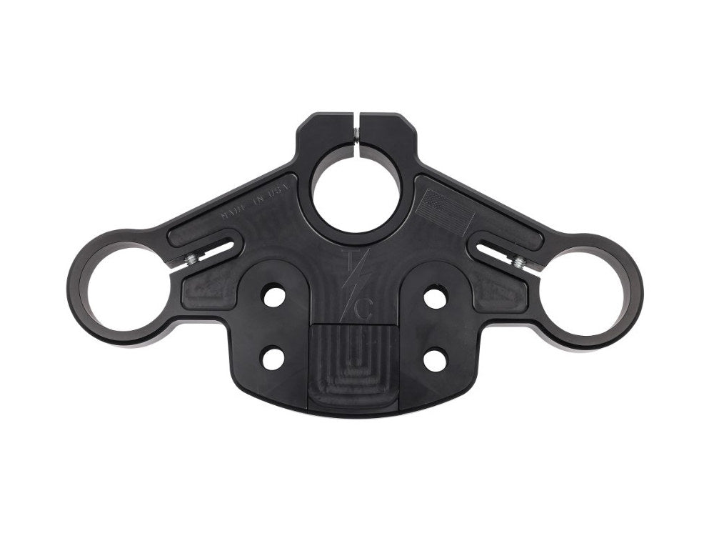 Billet Top Triple Tree - Black. Fits Road Glide 2015-2023