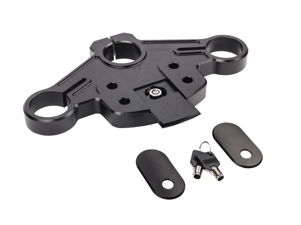 Billet Top Triple Tree - Black. Fits Road Glide 2015-2023