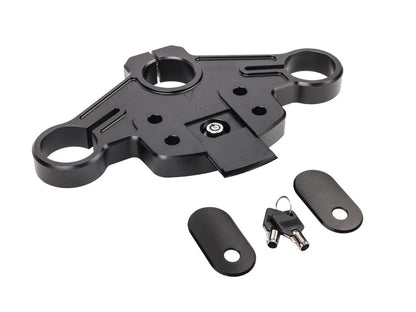 Billet Top Triple Tree - Black. Fits Road Glide 2015-2023