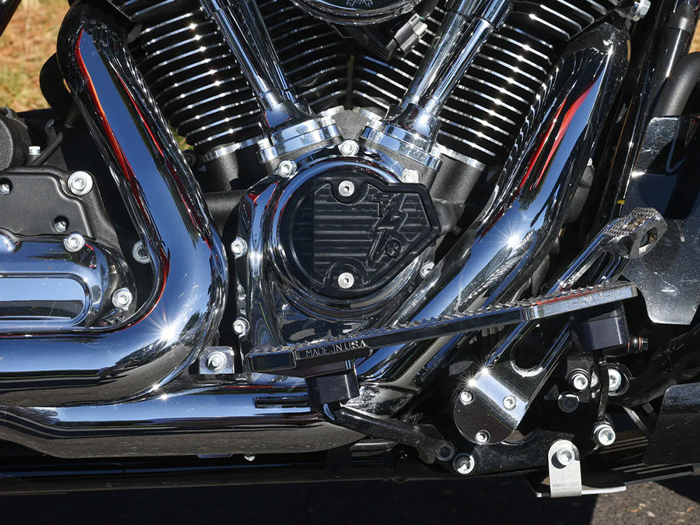 Cam Cover - Black. Fits CVO Touring 2023up, Street Glide & Road Glide 2024up, Touring 2025up & Softail 2025up