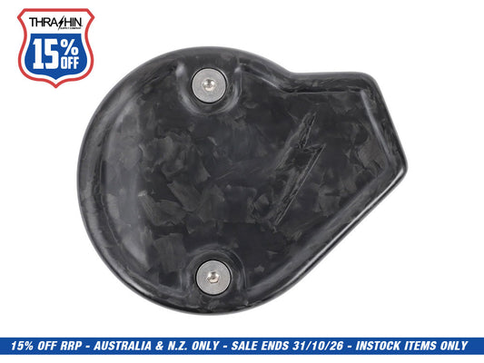 Cam Cover - Forged Carbon. Fits CVO Touring 2023up, Street Glide & Road Glide 2024up, Touring 2025up & Softail 2025up