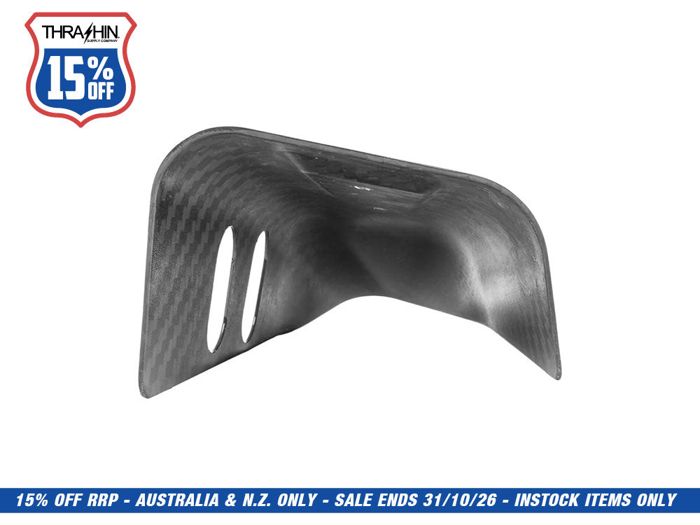 Air Scoop Coil Cover - Gloss Carbon. Fits Softails 2018up & Touring 2024up.