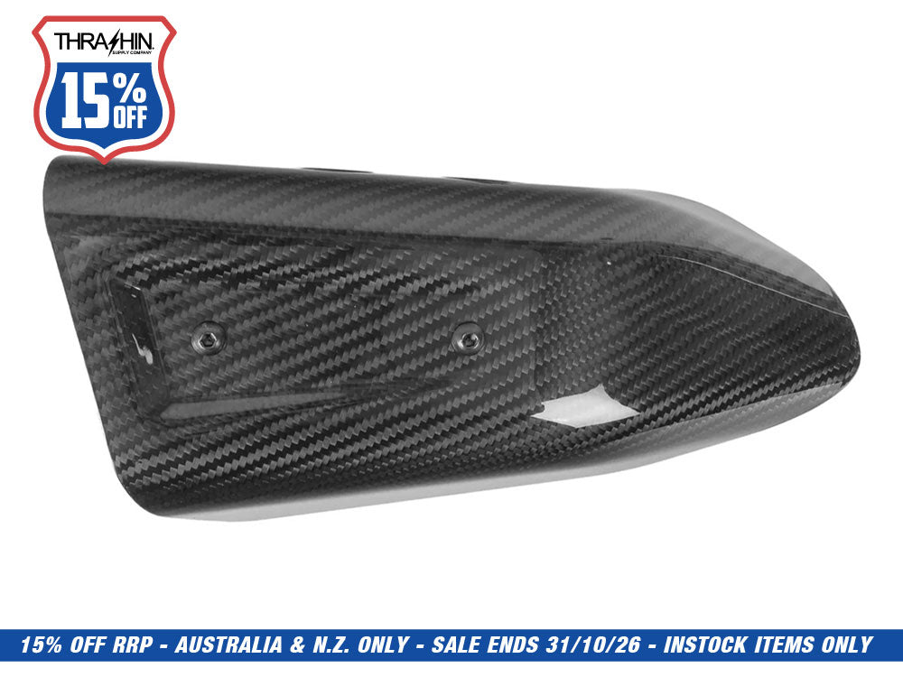 Air Scoop Coil Cover - Gloss Carbon. Fits Softails 2018up & Touring 2024up.