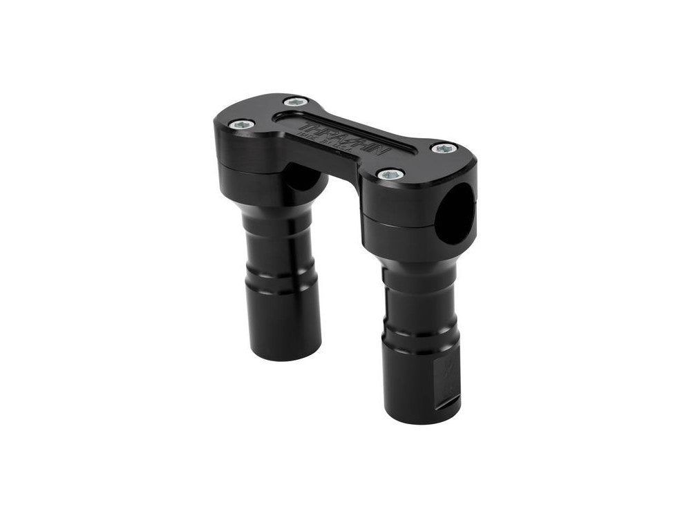 4in. Hole Shot Risers - Black. Fits 1in. Handlebar