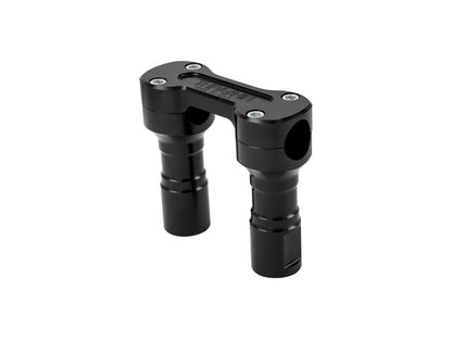4in. Hole Shot Risers - Black. Fits 1in. Handlebar