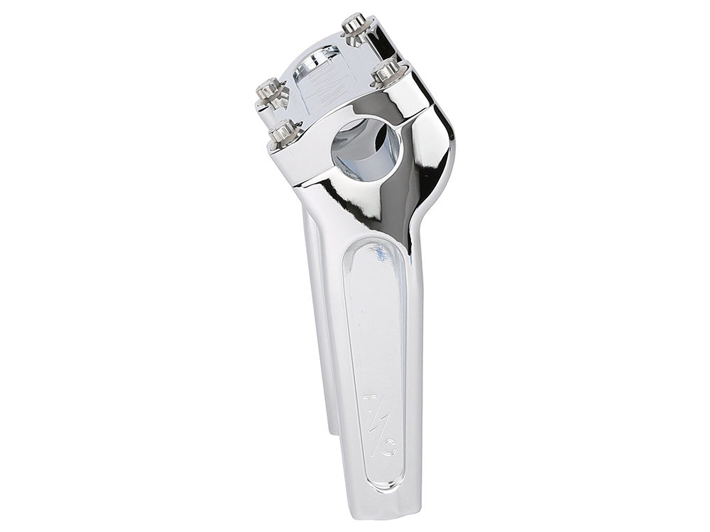 6in. Straight Thrashin Risers - Chrome. Fits 1in. Handlebar