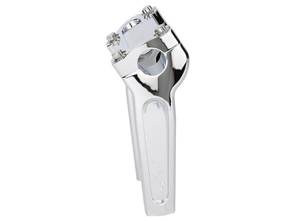 6in. Straight Thrashin Risers - Chrome. Fits 1in. Handlebar