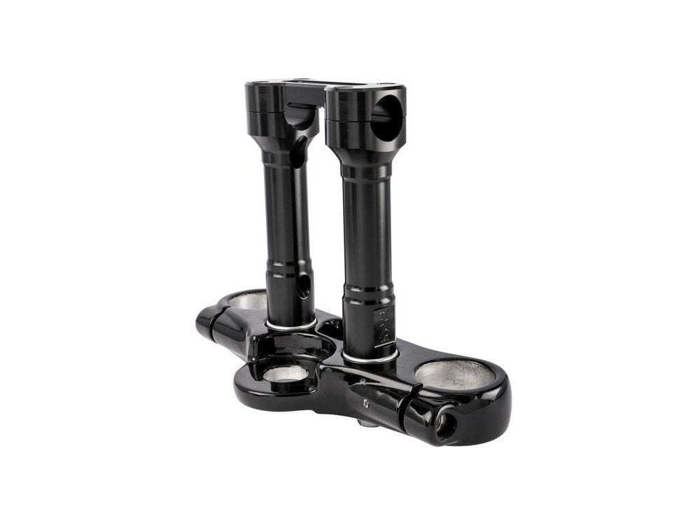 6in. Hole Shot Risers - Black. Fits 1in. Handlebar