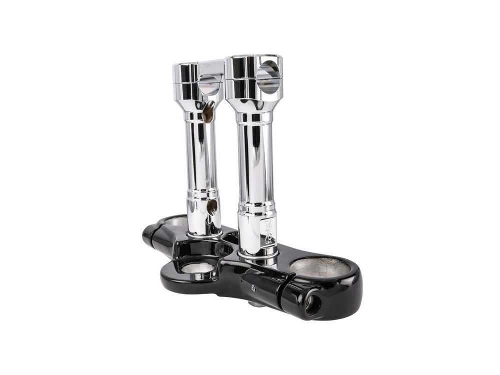 6in. Hole Shot Risers - Chrome. Fits 1in. Handlebar