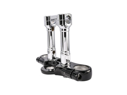 6in. Hole Shot Risers - Chrome. Fits 1in. Handlebar