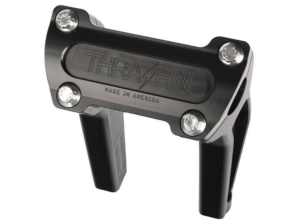 6.5in. Pull Back Thrashin Risers - Black. Fits 1in. Handlebar