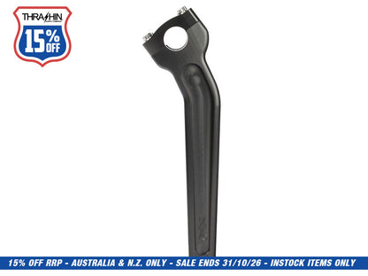 9.5in. Pull Back Thrashin Risers - Black. Fits 1in. Handlebar