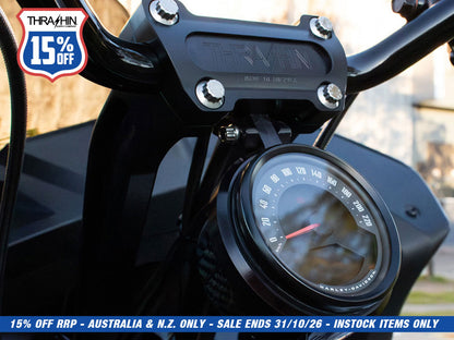 9.5in. Pull Back Thrashin Risers - Black. Fits 1in. Handlebar