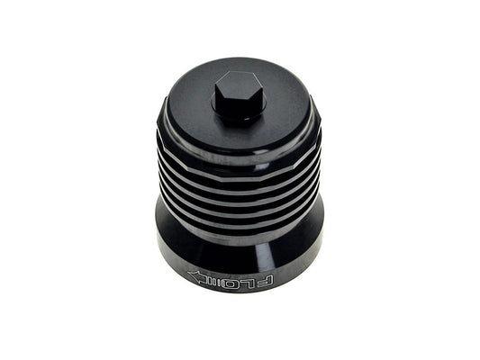 FLO Reusable Oil Filter - Black. Fits Milwaukee Eight 2017up, Twin Cam 1999-2017, Evolution 1984-1999 & Sportster 1984-2021