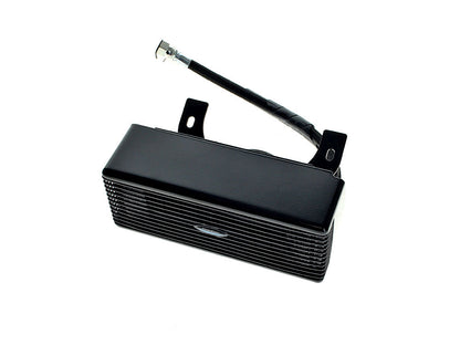 Fan Assisted Low Mount Oil Cooler Kit - Gloss Black. Fits Touring 1994-2008