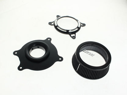 VO2 Insight Air Cleaner Kit - Black Contrast. Fits Touring 2017-2024 & Softail 2018-2024