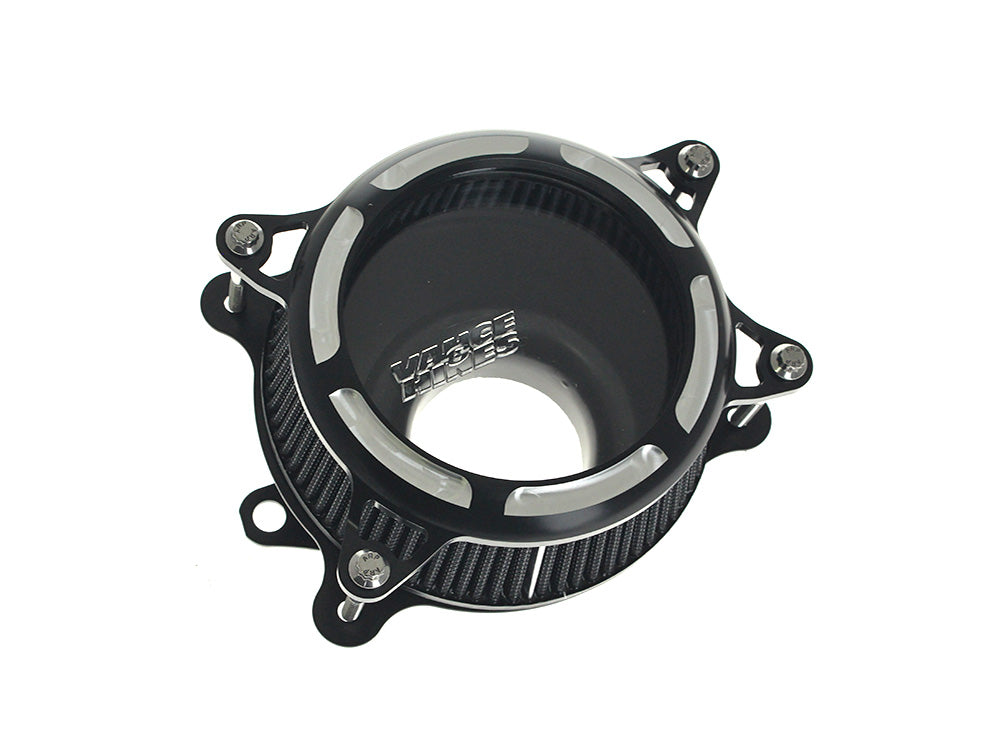 VO2 Insight Air Cleaner Kit - Black Contrast. Fits CVO Touring 2023up, Street Glide & Road Glide 2024up, Touring 2025up & Softail 2025up