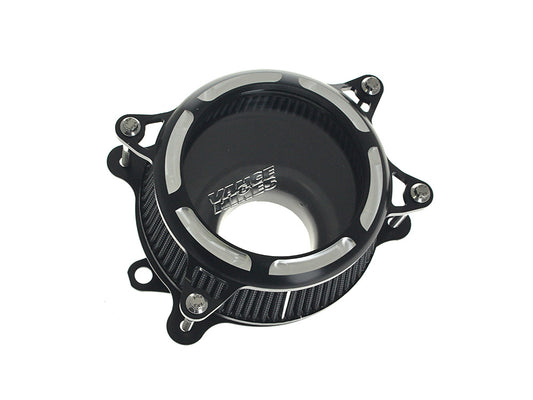 VO2 Insight Air Cleaner Kit - Black Contrast. Fits CVO Touring 2023up, Street Glide & Road Glide 2024up, Touring 2025up & Softail 2025up