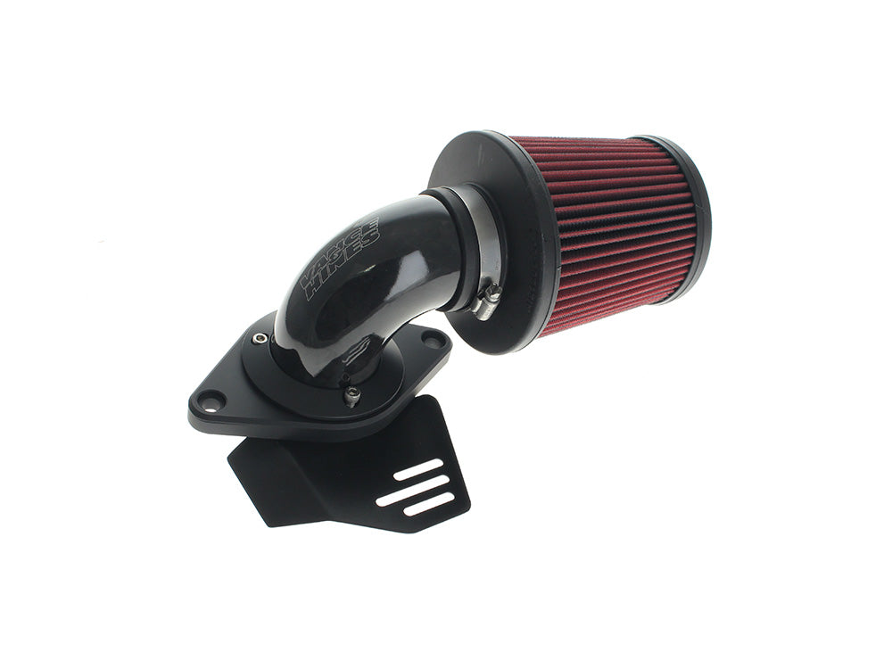 90deg VO2 Falcon XL Air Cleaner Kit - Gloss Forged Carbon Fiber. Fits CVO Touring 2023up, Street Glide & Road Glide 2024up, Touring 2025up & Softail 2025up