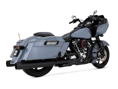 Power Duals Right Side Tuck & Under Headers - Black. Fits Touring 2017up