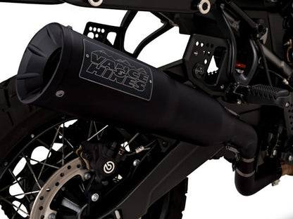 Adventure Hi-Output 450 Slip On Muffler - Black. Fits Pan America 2021up