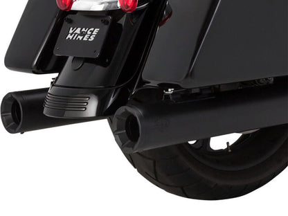 4in. Eliminator 400 Slip-On Mufflers - Black. Fits Touring 2017up